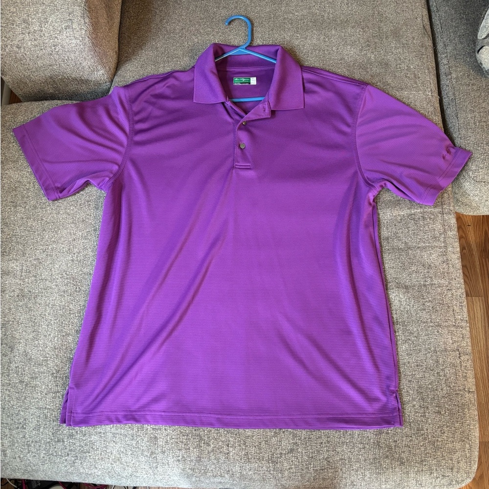 Purple short sleeve Ben Hogan polo shirt XL #golfwear #golfpolo #polo #benhogan